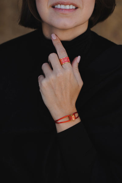 "Happiness" Wishing Ring