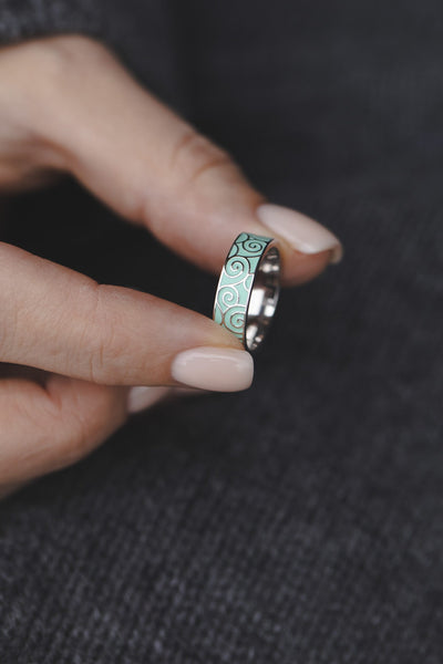 "Luxury" Narrow Wishing Ring