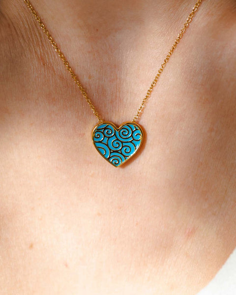 "Conception" Heart Wishing Pendant
