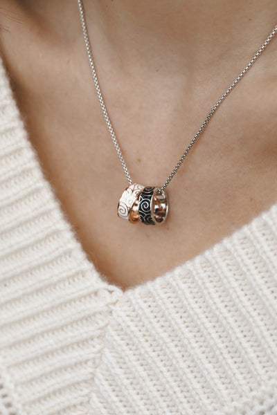 "Success" Narrow Ring Pendant
