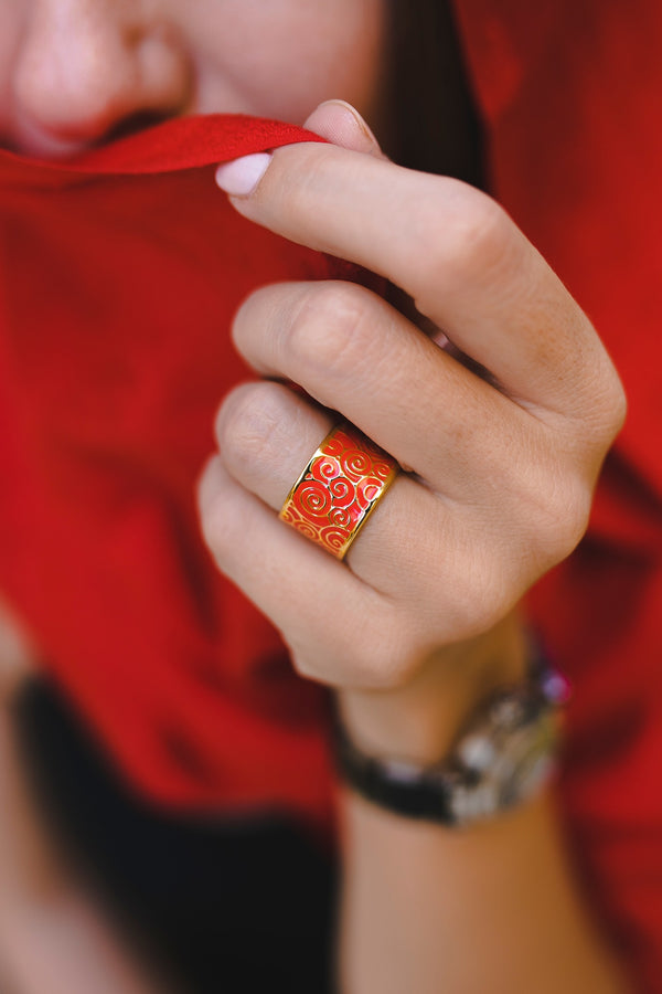"Happiness" Wishing Ring