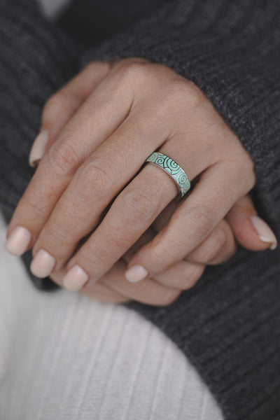 "Luxury" Narrow Wishing Ring