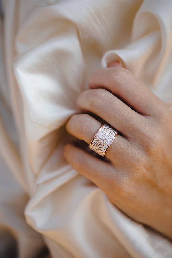 "Success" Wishing Ring (White)