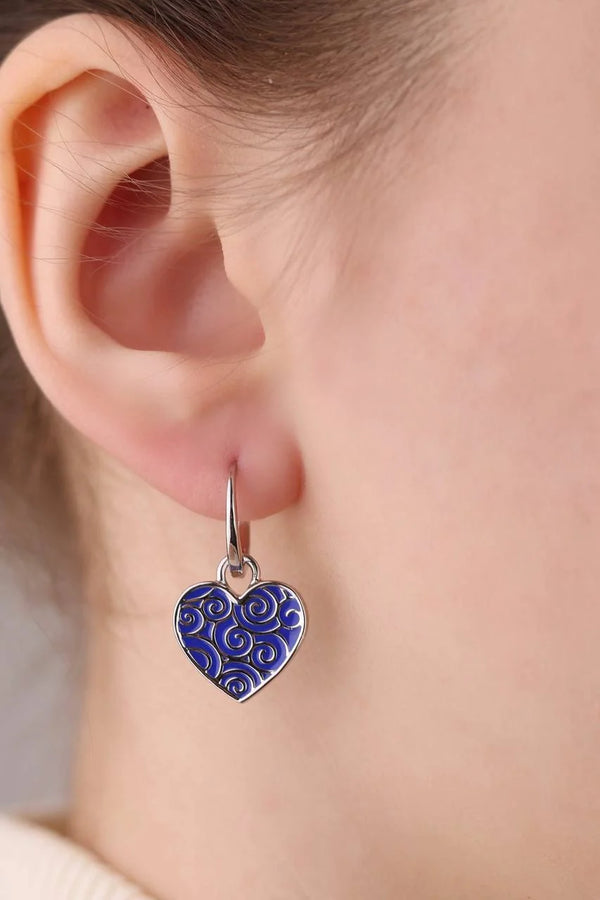"Protecting" Heart Earrings