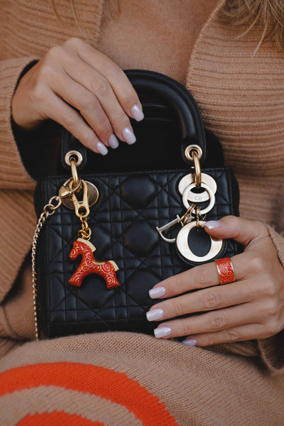 Red Horse Bag Charm