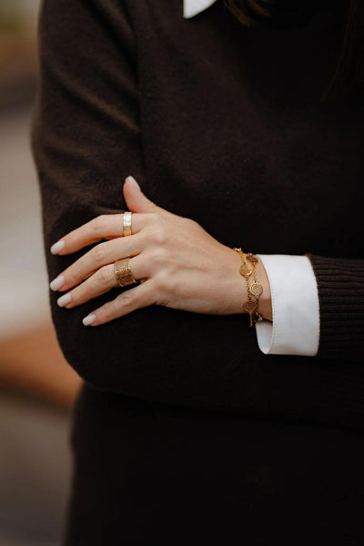 "Success" Enamel Wishing Bracelet (2025 Mocha Mousse Color)