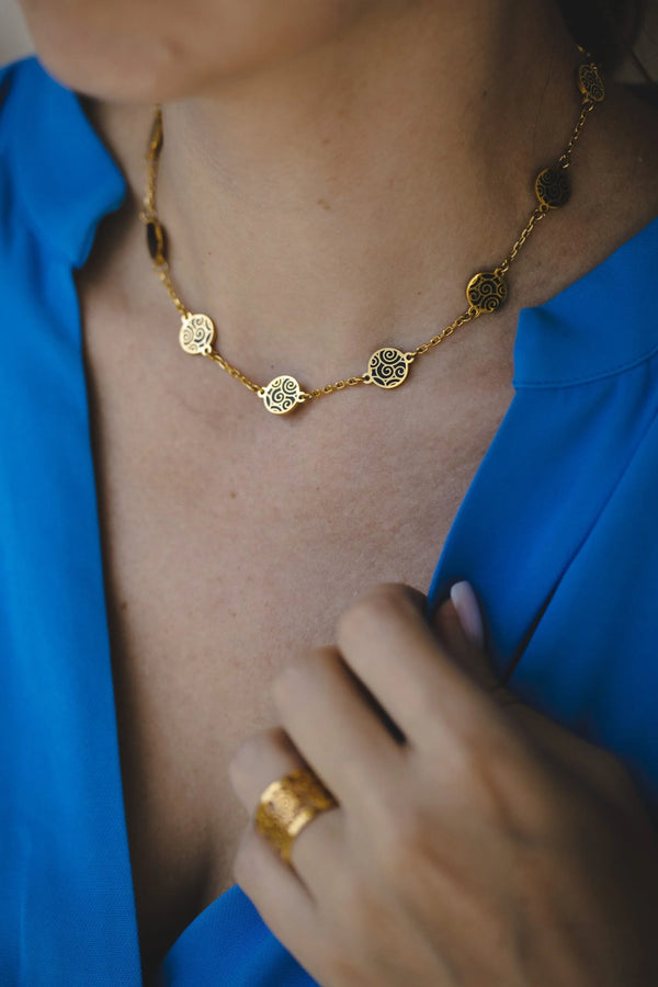 "Luck" Wishing Bracelet (Gold-Plated)