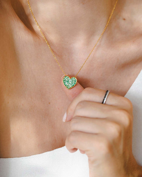 "Health" Heart Wishing Pendant