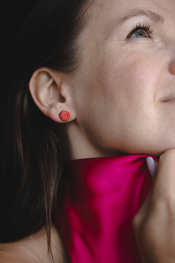 "Love" Heart Earrings