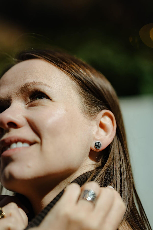 "Luck" Stud Earrings