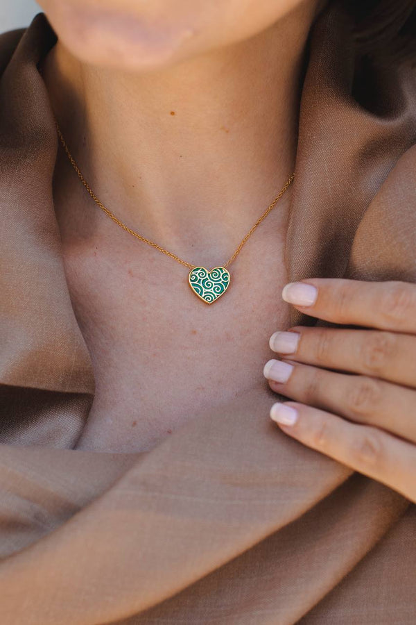 "Health" Heart Wishing Pendant