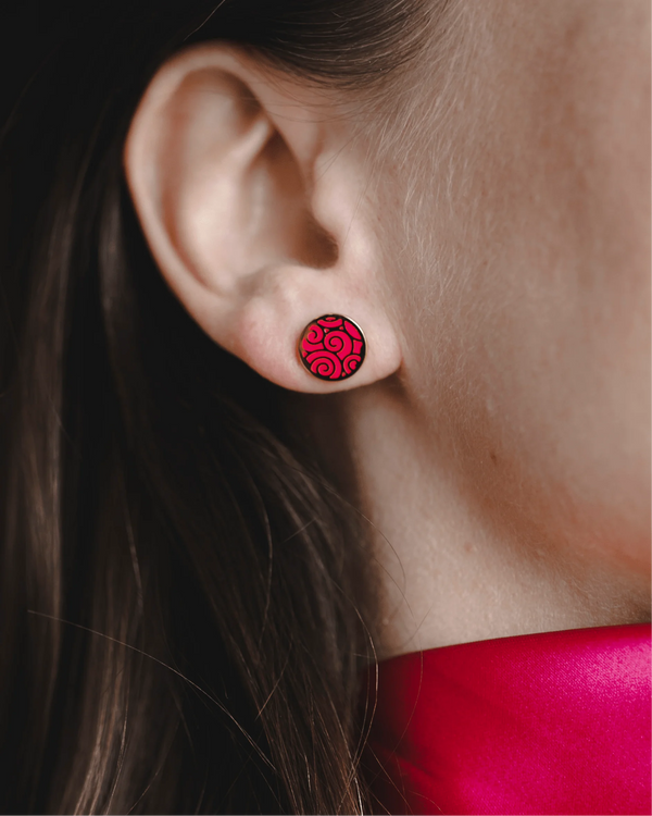 "Love" Heart Earrings