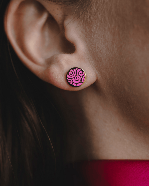 "Family" Stud Earrings