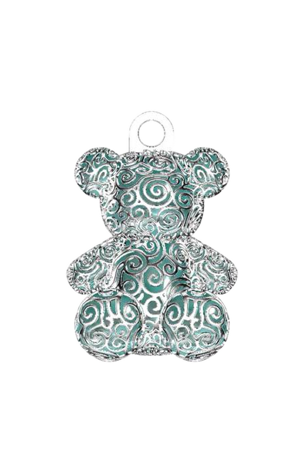 “Luxury” Teddy Bear Bag Charm (Tiffany color)
