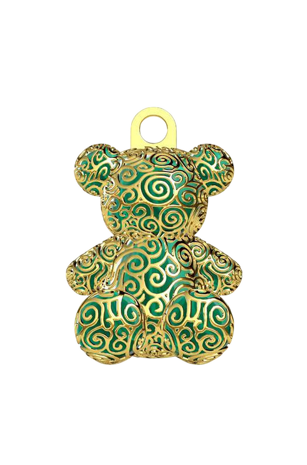 “Health” Teddy Bear Bag Charm (Green)