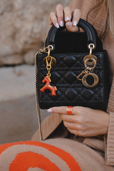 Red Horse Bag Charm