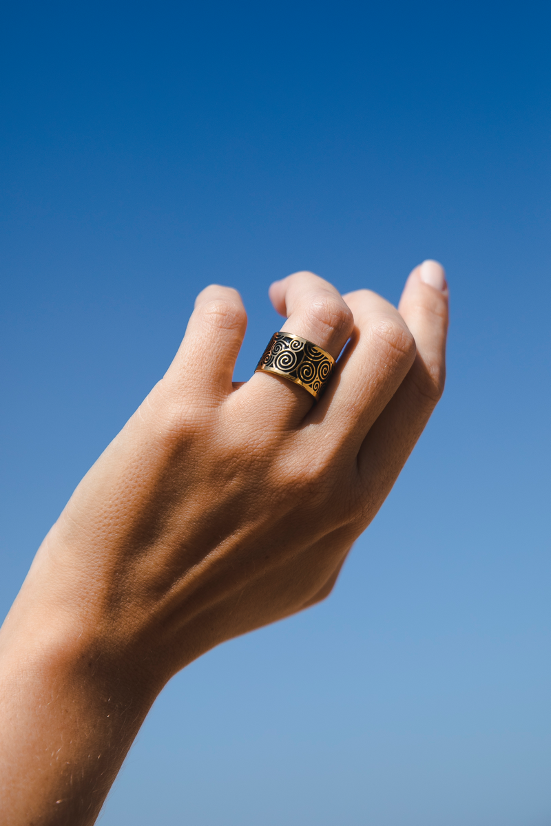 Stylish Good Luck Tortoise Turtle Finger Ring in Pure 92.5 Sterling Silver  For Boys Girls Men Women | Meru Ring | - Parnika