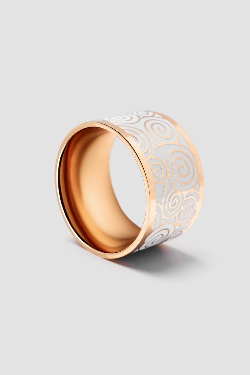 SUCCESS Enamel Ring - Polished Design