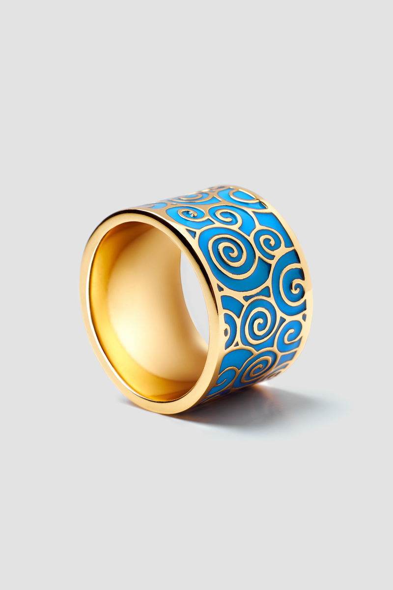 MATERNITY Enamel Ring - Textured Design